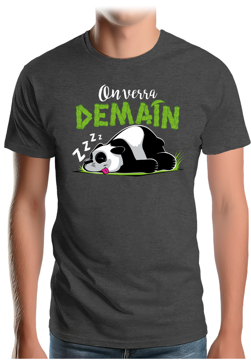 T-Shirt Homme On verra demain