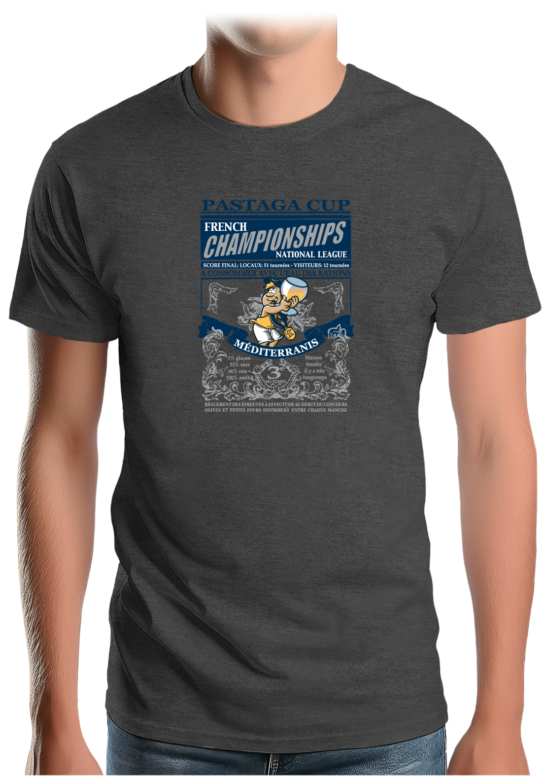 T-Shirt Homme Alcool Pastaga