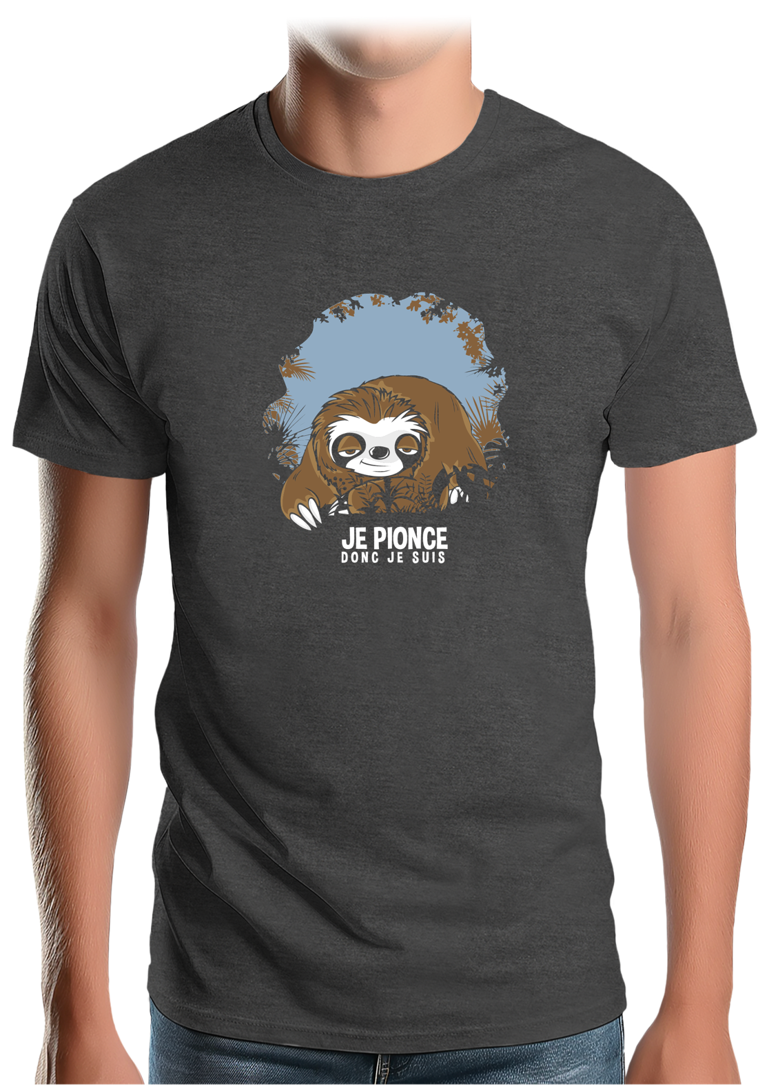 T-Shirt Homme Je pionce donc je suis