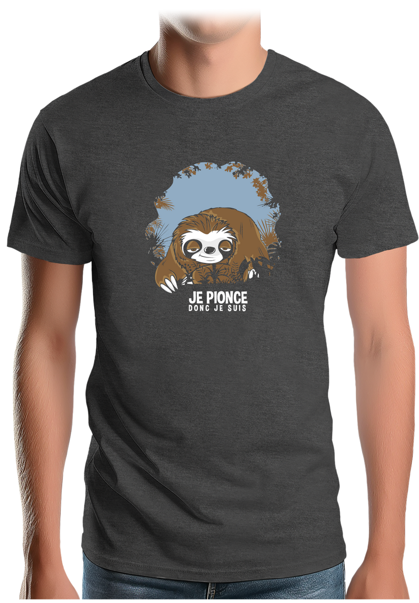 T-Shirt Homme Je pionce donc je suis