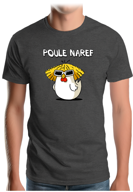 T-Shirt Homme Chanteur Poule Naref
