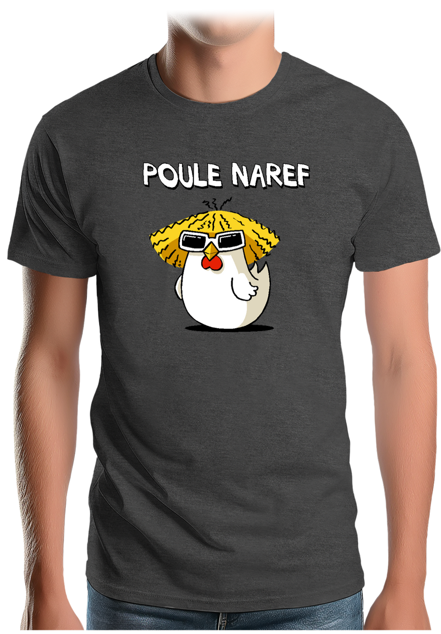 T-Shirt Homme Chanteur Poule Naref