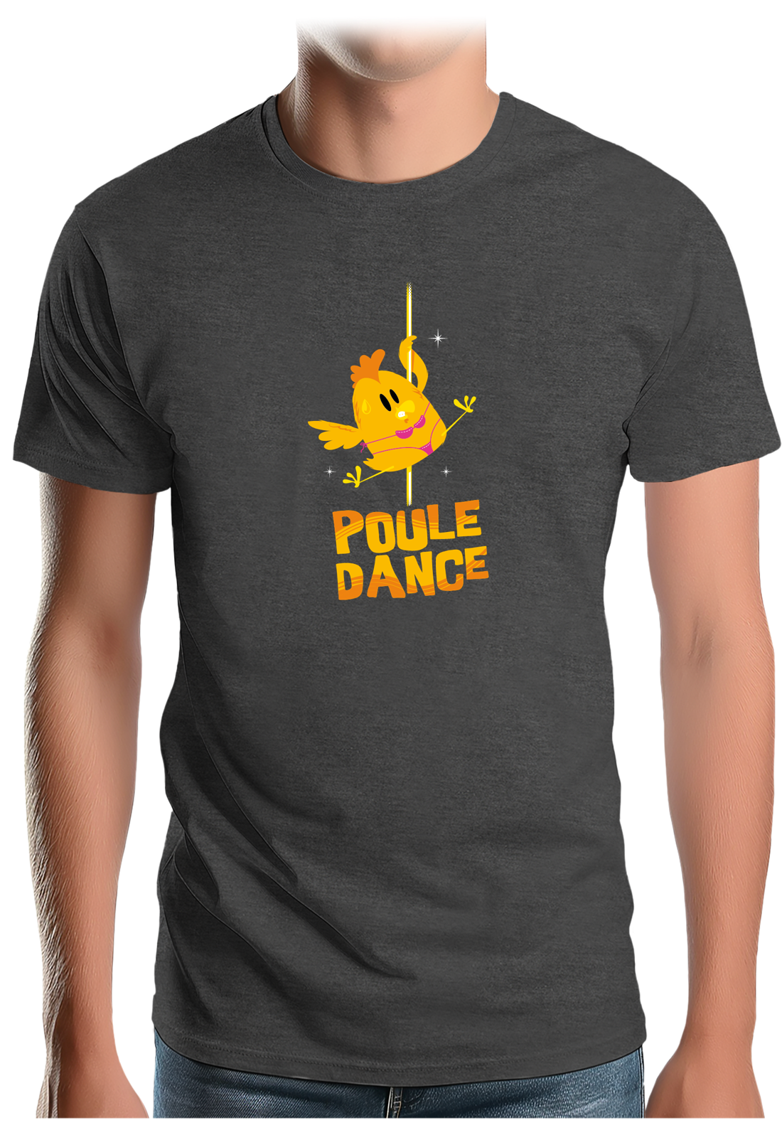 T-Shirt Homme Poule Dance