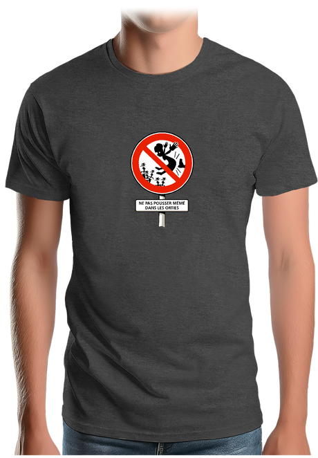 T-Shirt Homme Faut pas pousser mémé dans les orties