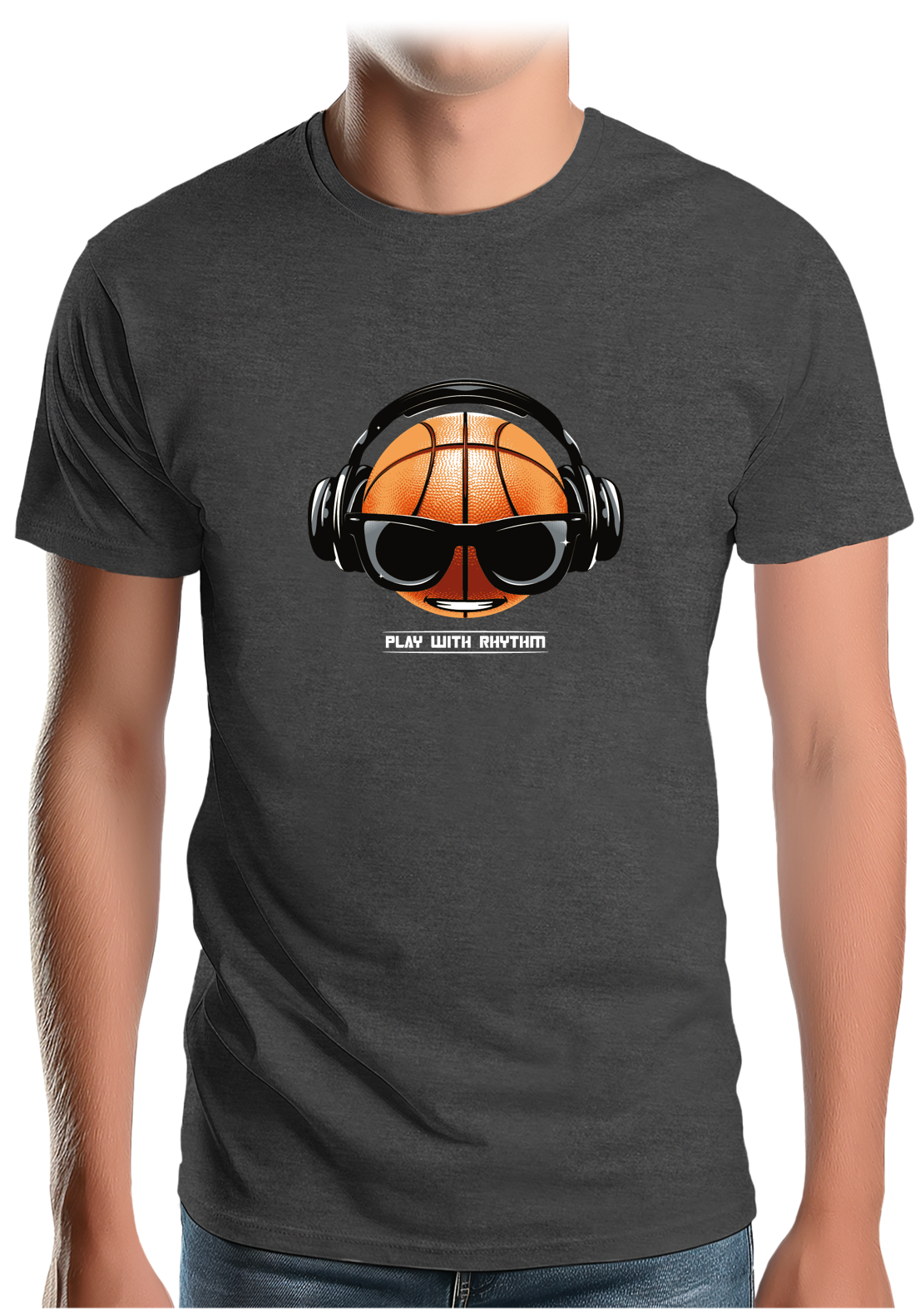 T-Shirt Homme Play basket with rhythm