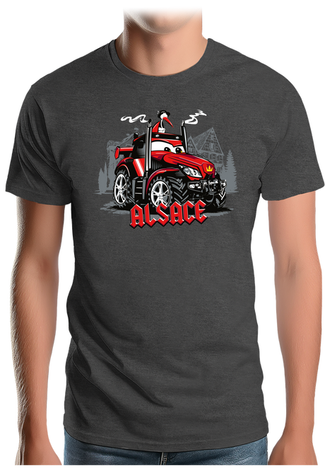 T-Shirt Homme Le Super tracteur Alsacien