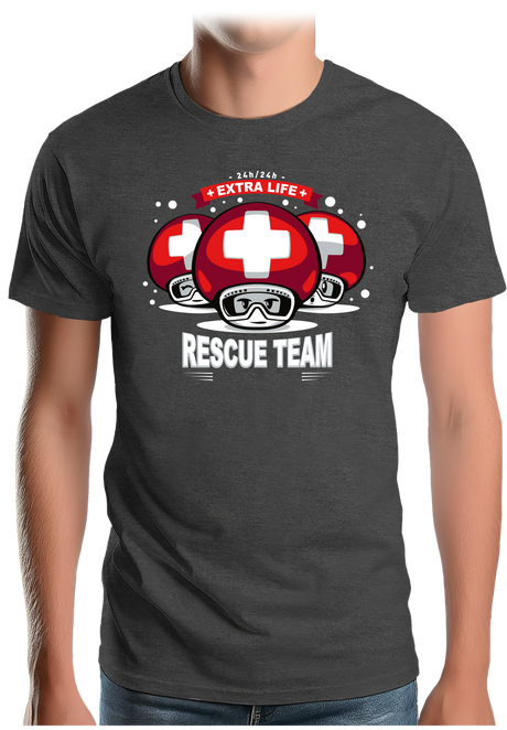 T-Shirt Homme Rescue Team jeux vidéo