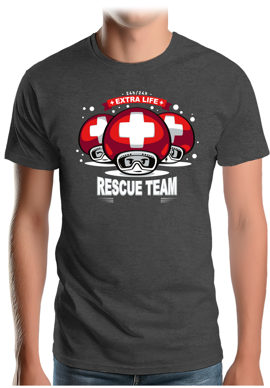 T-Shirt Homme Rescue Team jeux vidéo