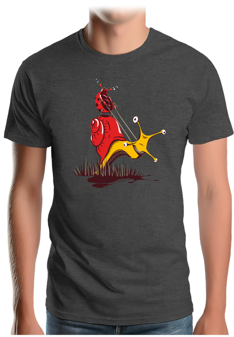 T-Shirt Homme Escargot Et Coccinelle