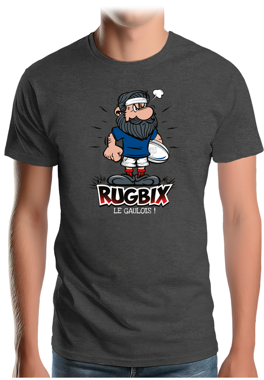 T-Shirt Homme Rugbix le gaulois du rugby