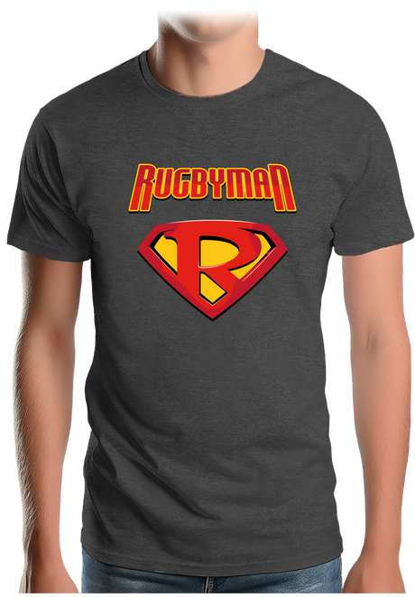 T-Shirt Homme Super Rugbyman