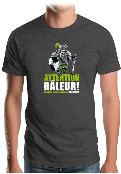 T-Shirt Homme Râleur Chevalier gentil château