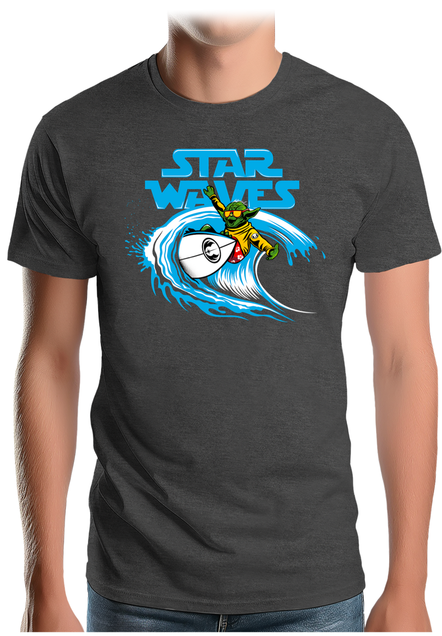 T-Shirt Homme Star waves surf