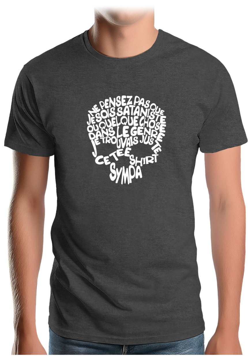 T-Shirt Homme Subliminable tête de mort