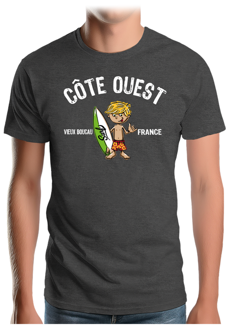 T-Shirt Homme Petit surfeur personnalisé