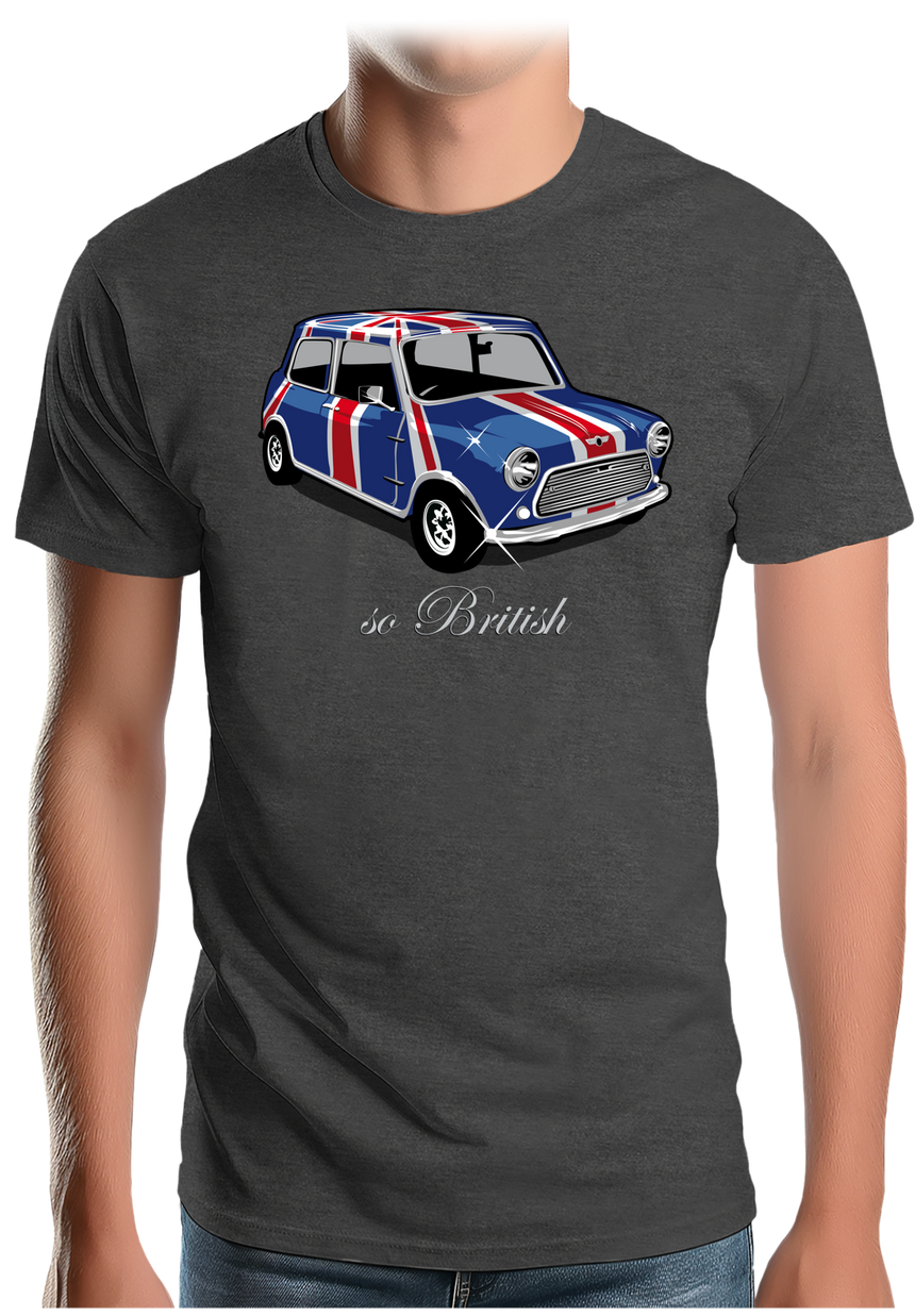 T-Shirt Homme Voiture So British Mini Anglaise
