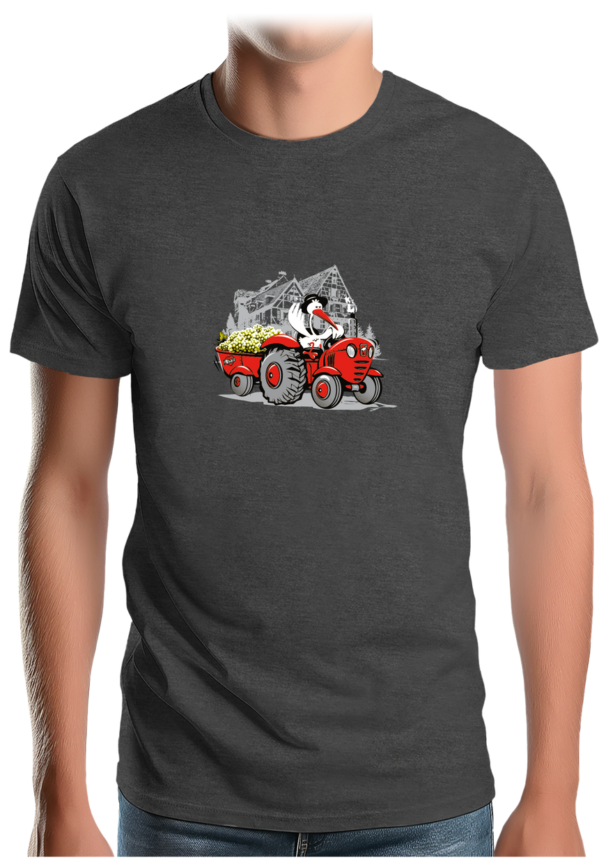 T-Shirt Homme Les vendanges Alsaciennes