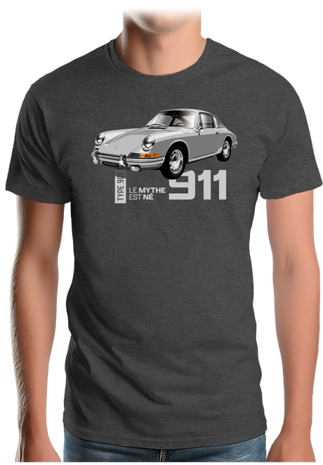T-Shirt Homme Voiture 901 Le mythe est né