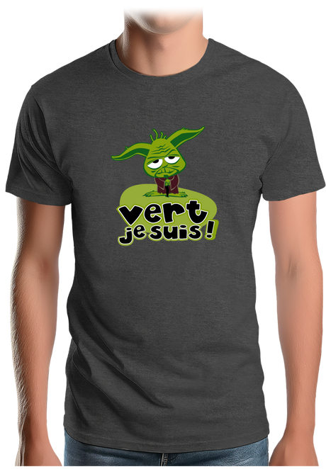 T-Shirt Homme Vert Je Suis