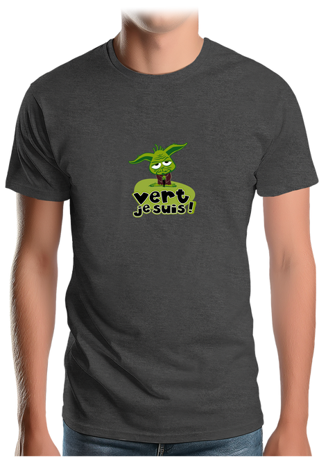 T-Shirt Homme Vert Je Suis