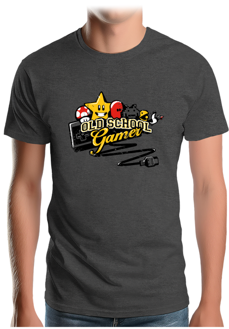 T-Shirt Homme Old School Gamer Vintage