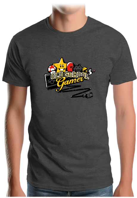 T-Shirt Homme Old School Gamer Vintage
