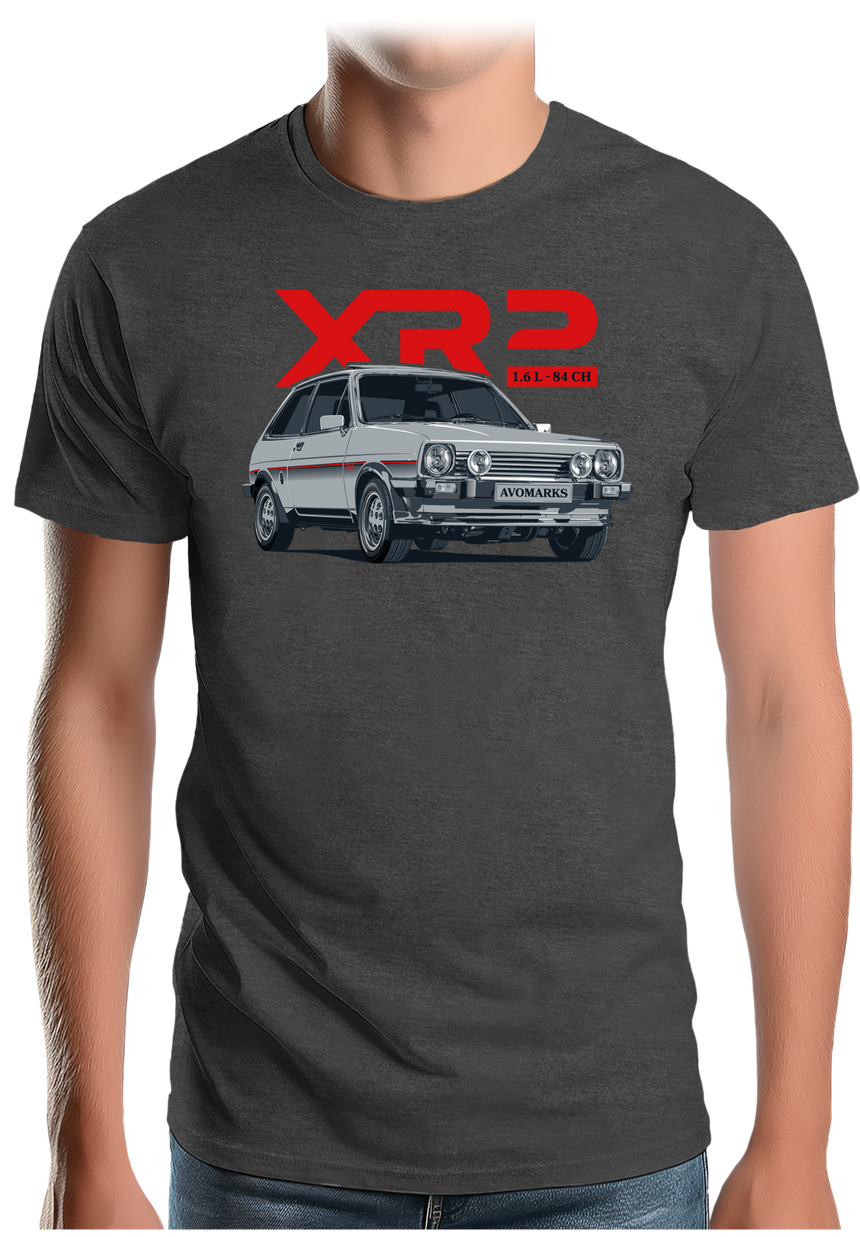 T-Shirt Homme Voiture Fiesta XR2 1,6L