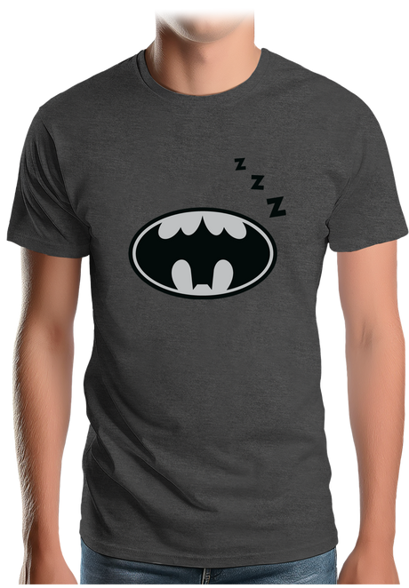 T-Shirt Homme Super héros Bat sommeil