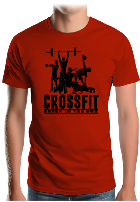 T-Shirt Homme Entrer dans le monde du Crossfit
