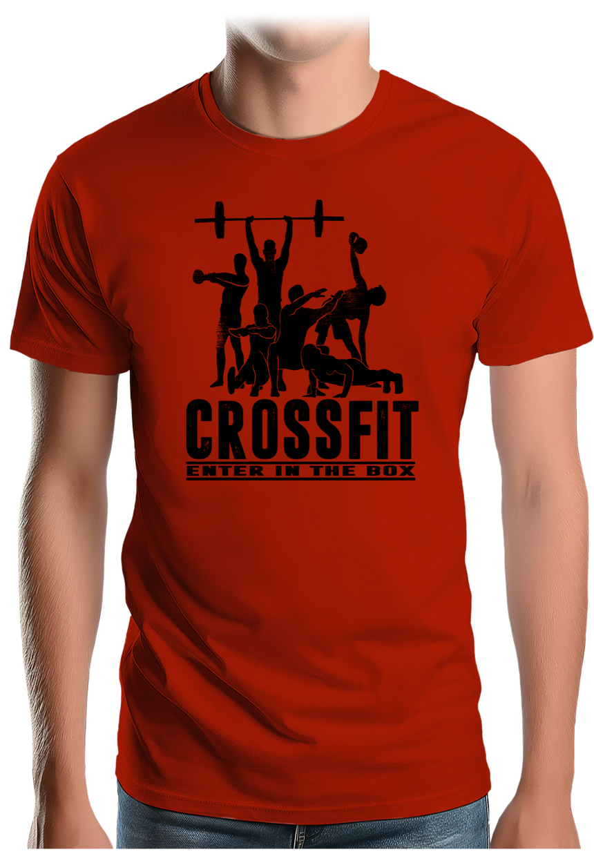 T-Shirt Homme Entrer dans le monde du Crossfit