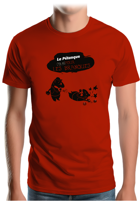 T-Shirt Homme La pétanque pas pour les nuls