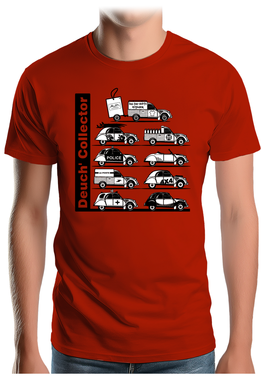 T-Shirt Homme Voiture 2CV Collector