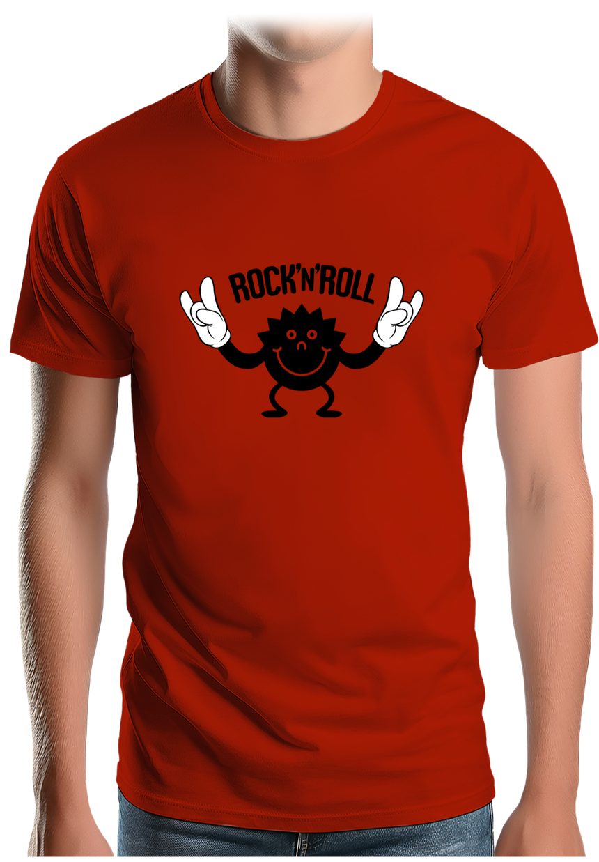 T-Shirt Homme Smile Rock'N'Roll