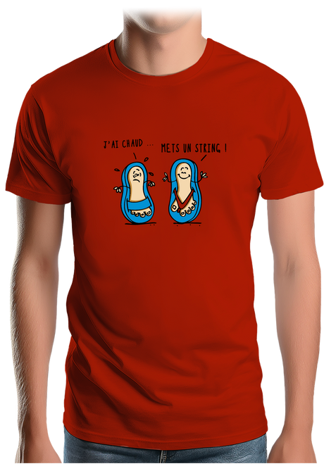 T-Shirt Homme Tong String