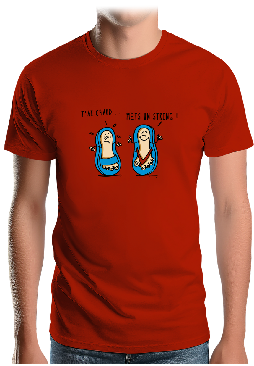 T-Shirt Homme Tong String