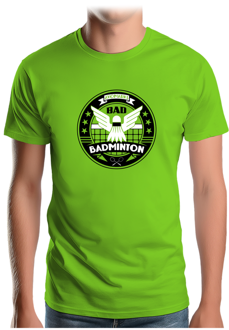 T-Shirt Homme Bad badminton university