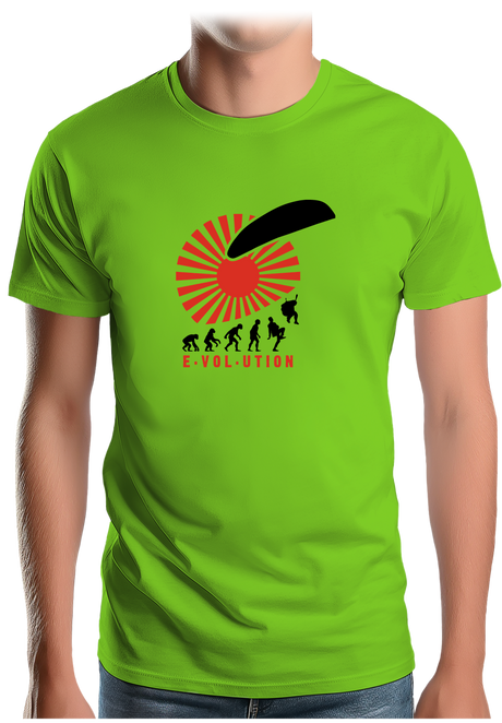 T-Shirt Homme Évolution Parapentiste