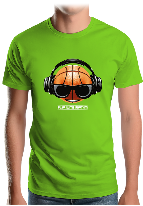 T-Shirt Homme Play basket with rhythm