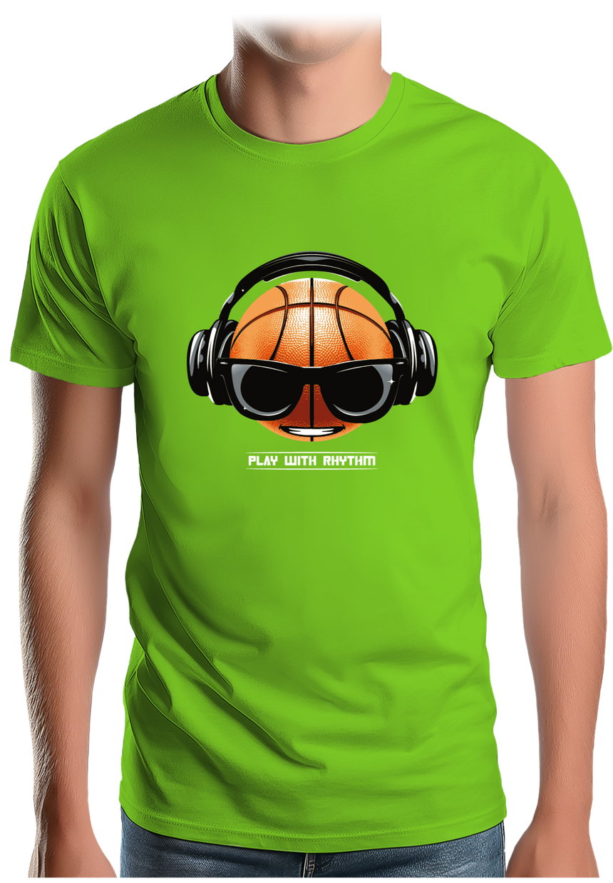 T-Shirt Homme Play basket with rhythm