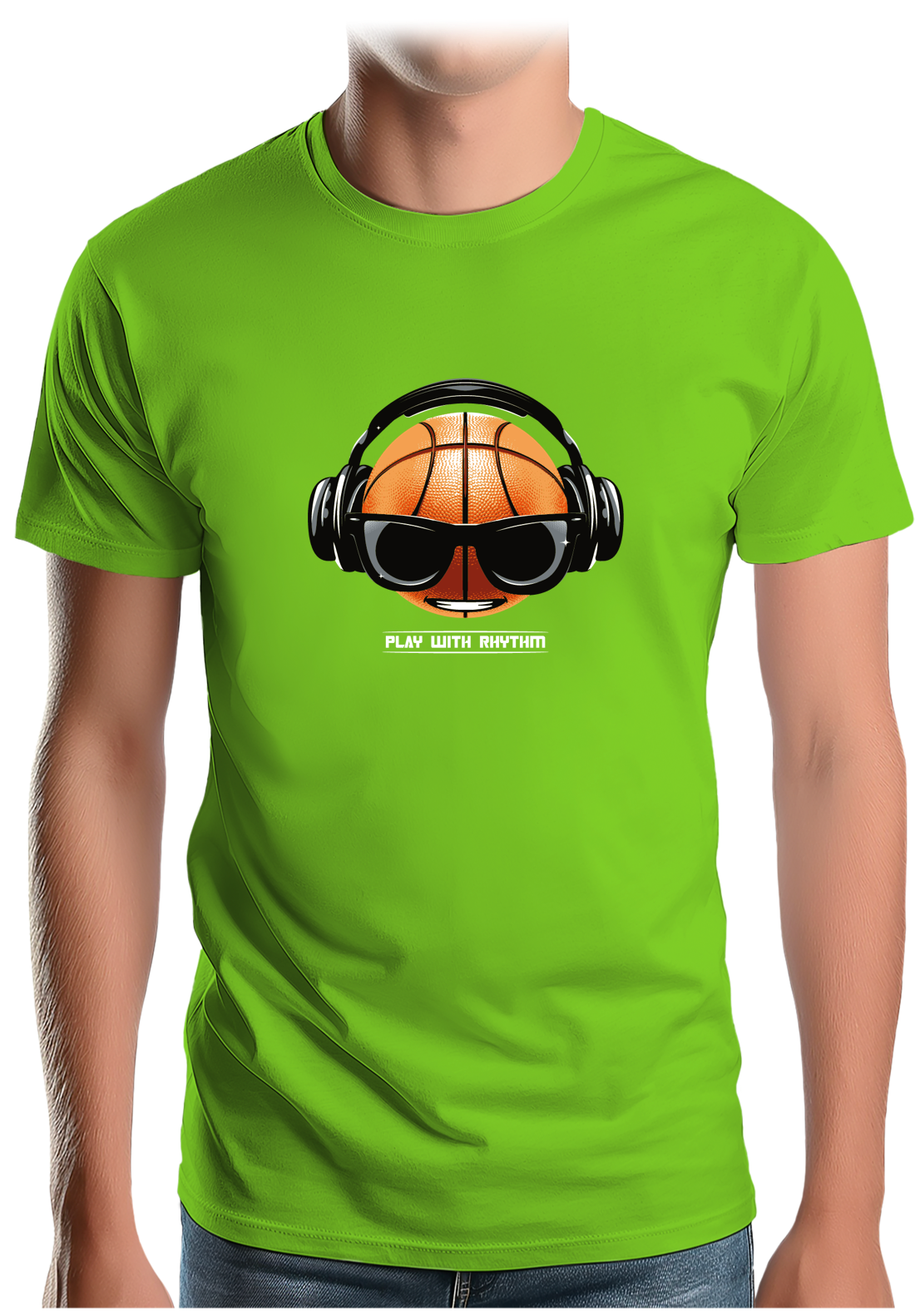 T-Shirt Homme Play basket with rhythm
