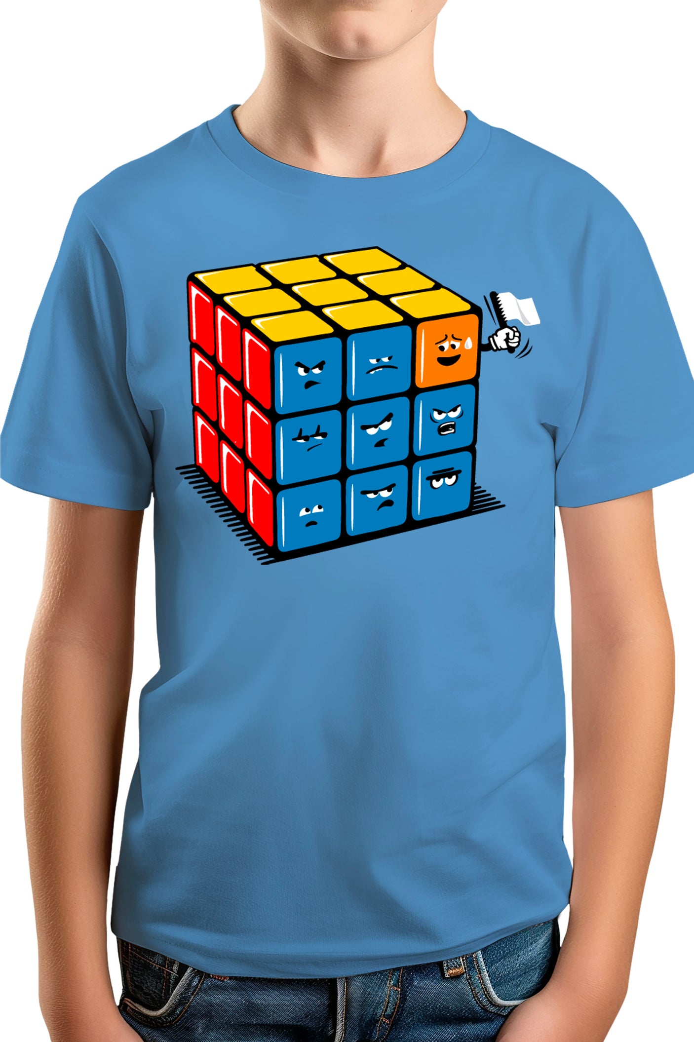 Tee-Shirt Garçon Ruby Cube Avec Drapeau