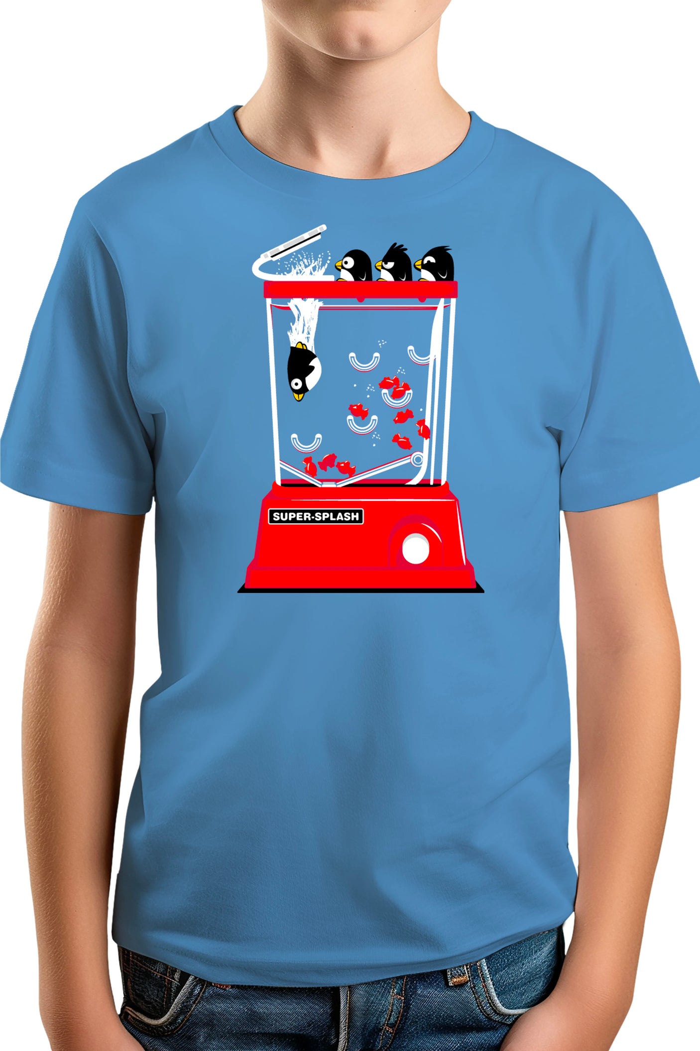 Tee-Shirt Garçon Super Splash Pingouin