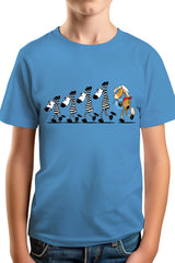 T-Shirt Garçon Fin De Cavale zèbre et cheval