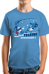 Tee-Shirt Garçon Teleski écologique