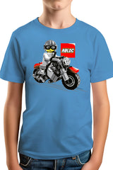 T-Shirt Garçon La moto de construction pour les enfants