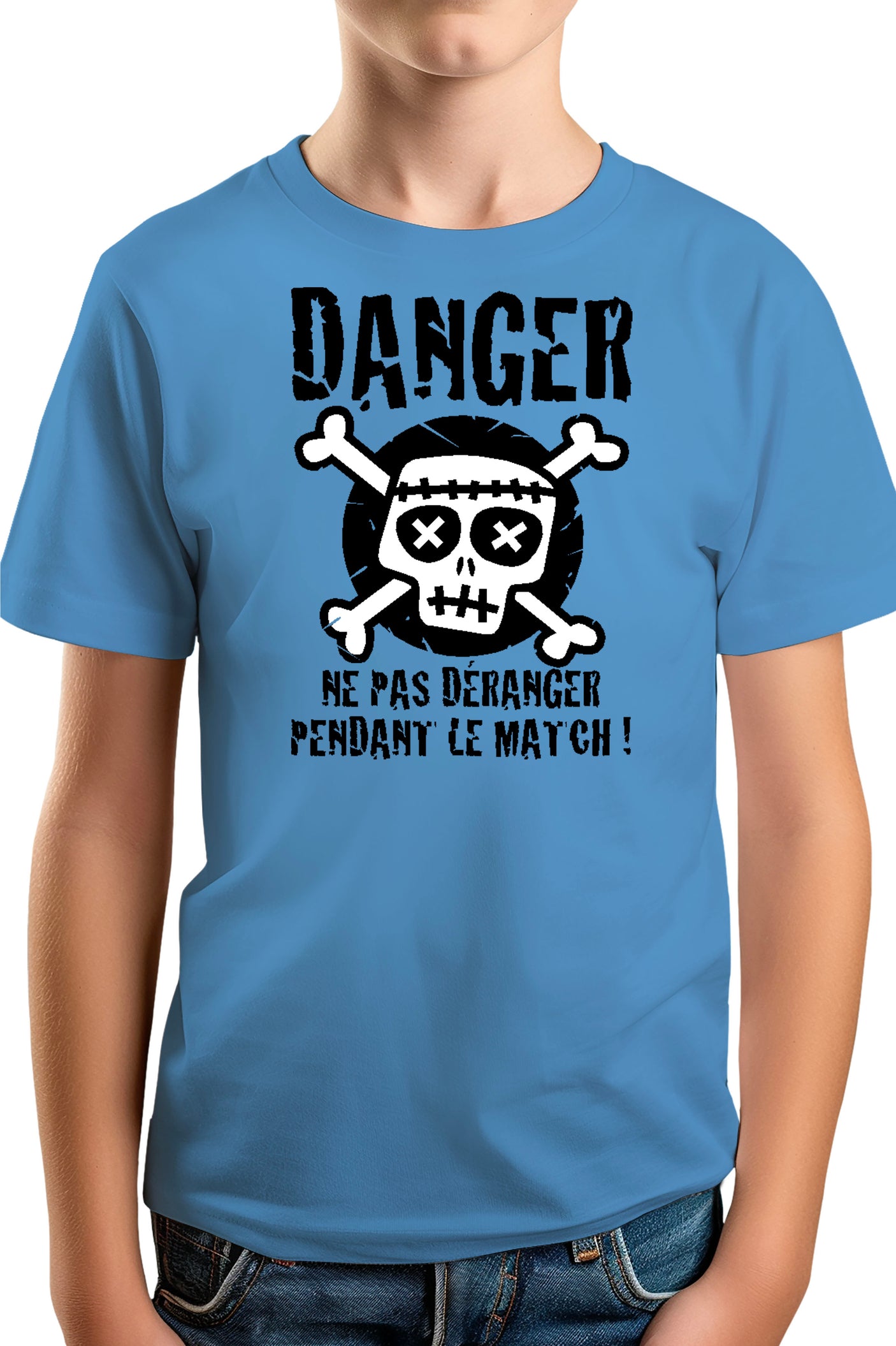 Tee-Shirt Garçon Danger Match ne pas deranger