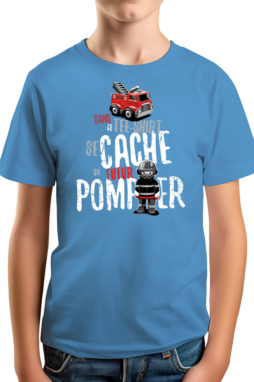 T-Shirt Garçon Futur pompier