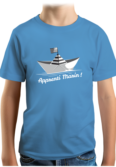 T-Shirt Garçon Petit bateau bzh apprenti marin