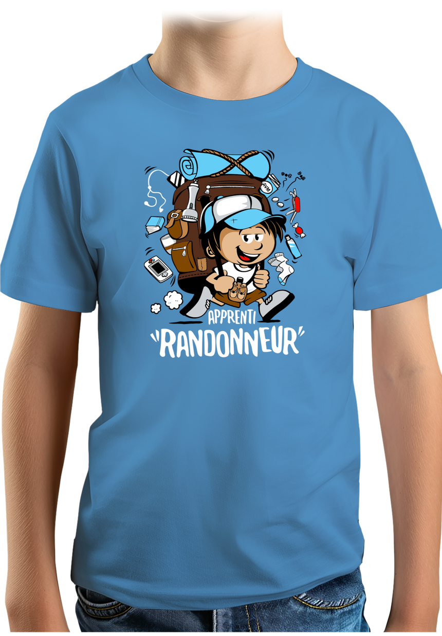 T-Shirt Garçon Petit randonneur en trail