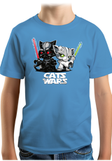 T-Shirt Garçon Le coté obscur des chats